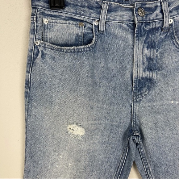 PacSun light wash distressed men slim fit jeans 100% cotton rn45421 size 32x30 - Picture 4 of 13